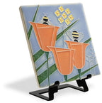 Coming and Going Motawi art tile- 6x6