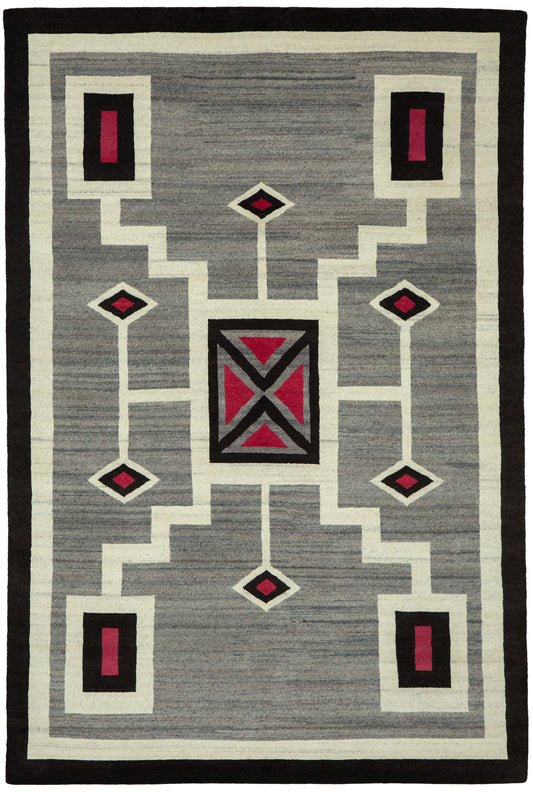 Coyote Southwest Hand-Knotted Rug