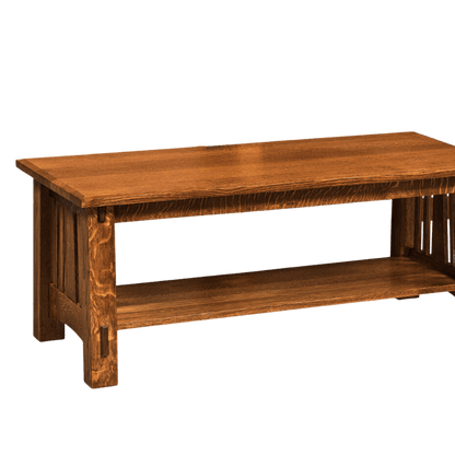 Craftsman Slat Coffee Table- Lift Top Optional