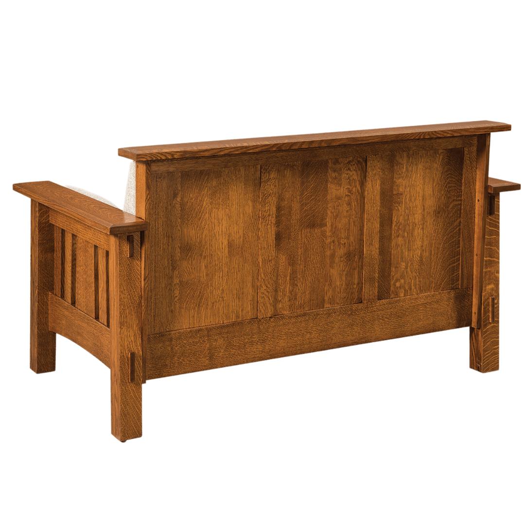 Craftsman Slat Wood Loveseat