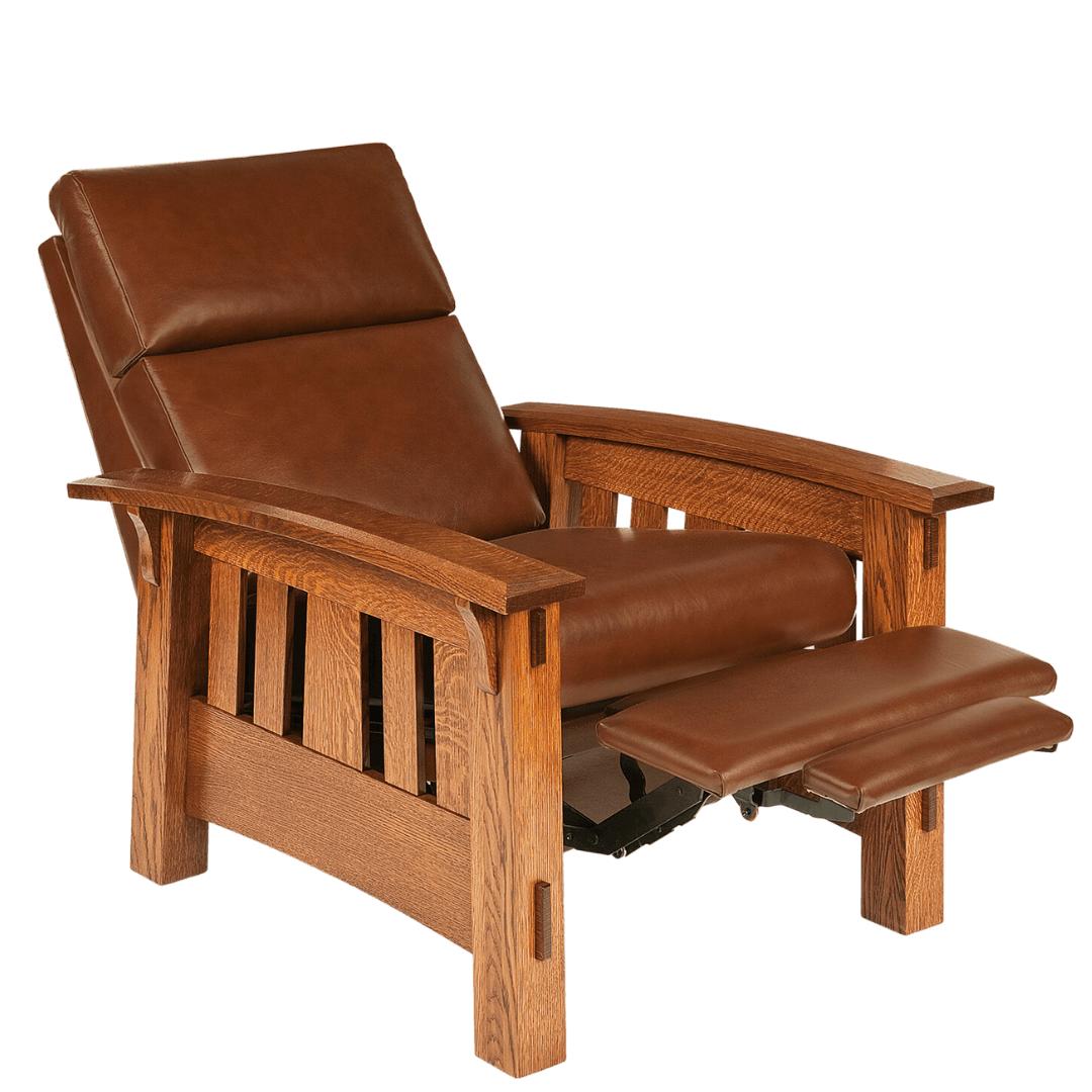 Craftsman Slat Wood Recliner