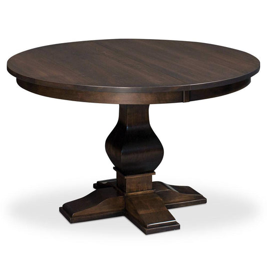 Crawford Single Pedestal Table Dining Simply Amish 