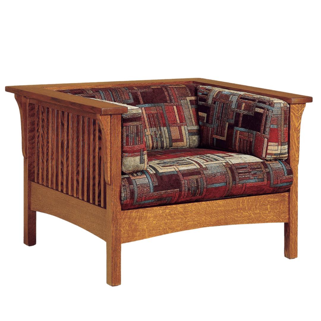 Prairie Mission Spindle Cube Chair