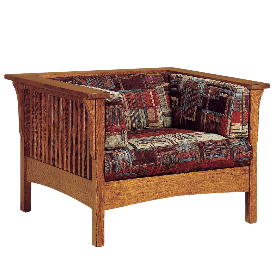 Prairie Mission Spindle Cube Chair