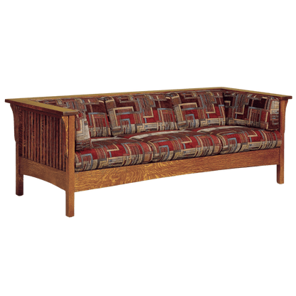 Prairie Mission Spindle Settle Sofa