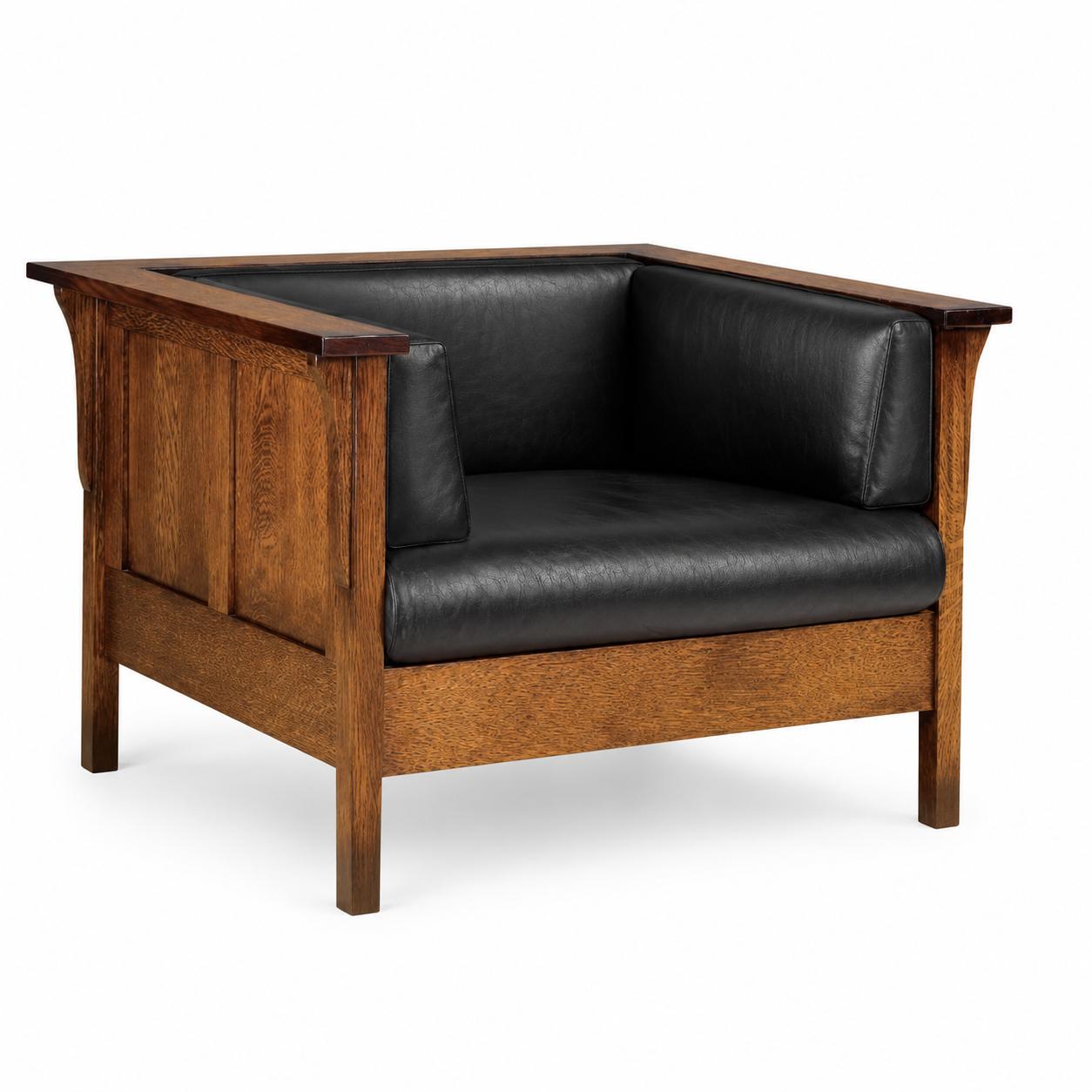 Prairie Mission Panel Cube Chair