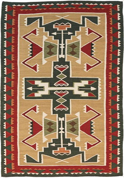 Teec Nos Pos Southwest Hand-Knotted Rug