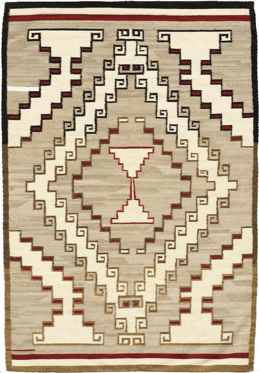 Classic Crystal Southwest Hand-Knotted Rug