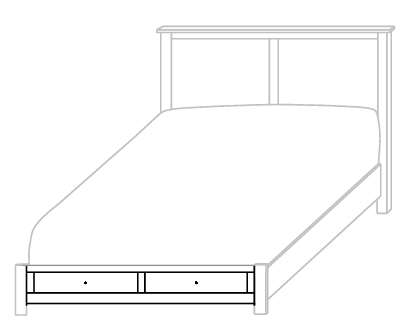 Barrington Shaker Bed with Storage Options