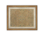 Vintage Framed Canvas Neutral Tapestry Art