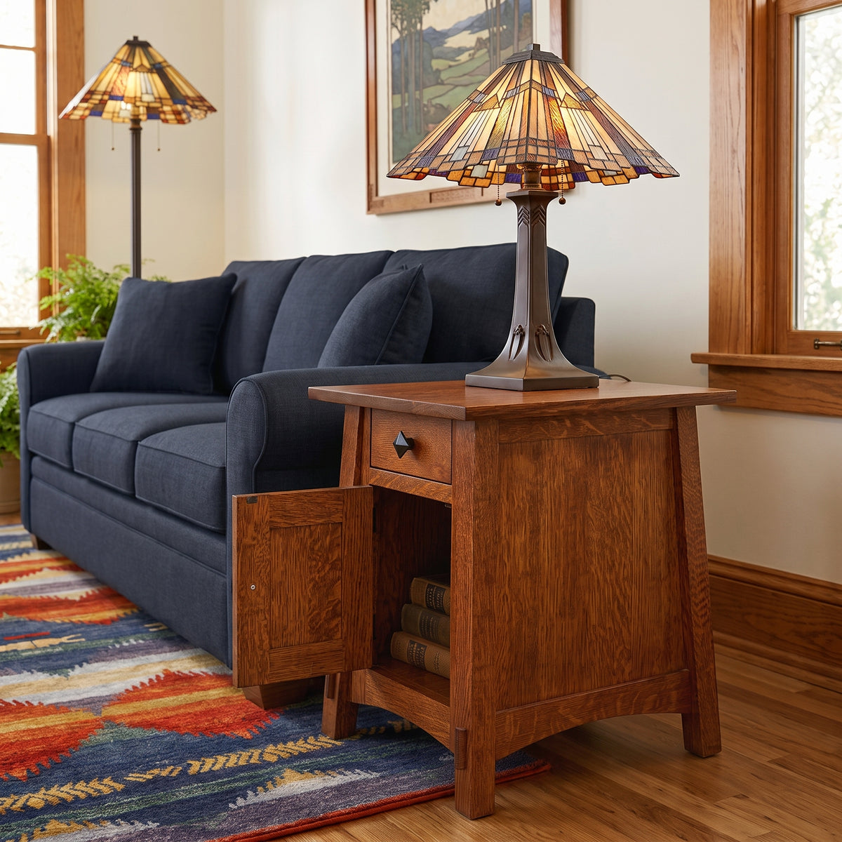 McCoy Craftsman Cabinet End Table