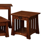 Mesa Ginkgo Inlay End Table