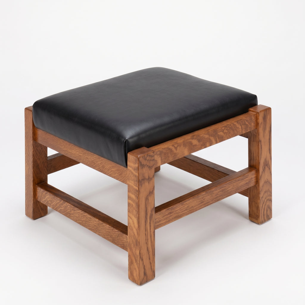 Minimalist Craftsman Ottoman