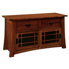 Morgan Ginkgo Inlay Media Cabinet