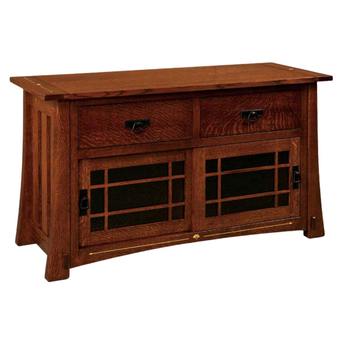 Morgan Ginkgo Inlay Media Cabinet