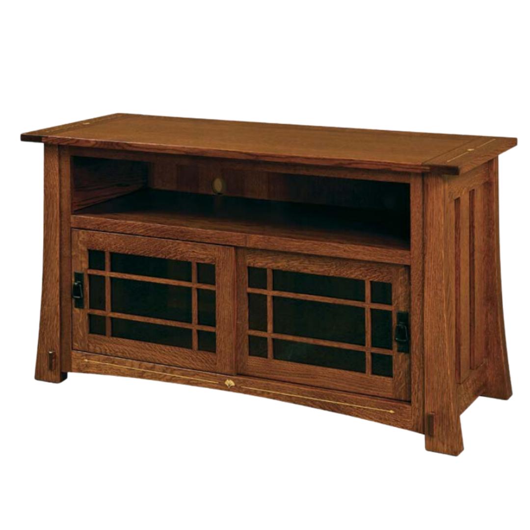 Morgan Ginkgo Inlay Sound Bar Media Cabinet