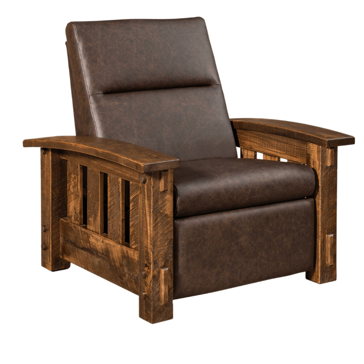 Mountain Roughsawn Wood Recliner