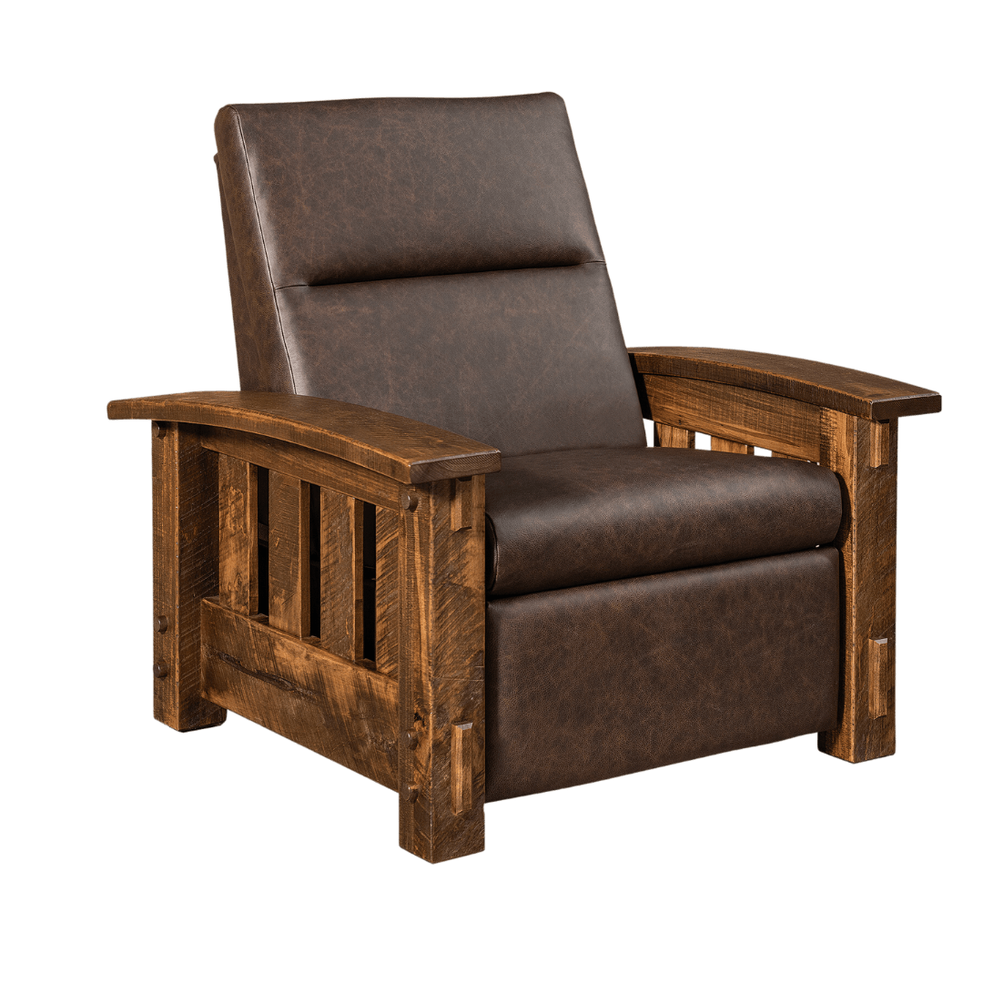 Mountain Roughsawn Wood Recliner â Modern Bungalow