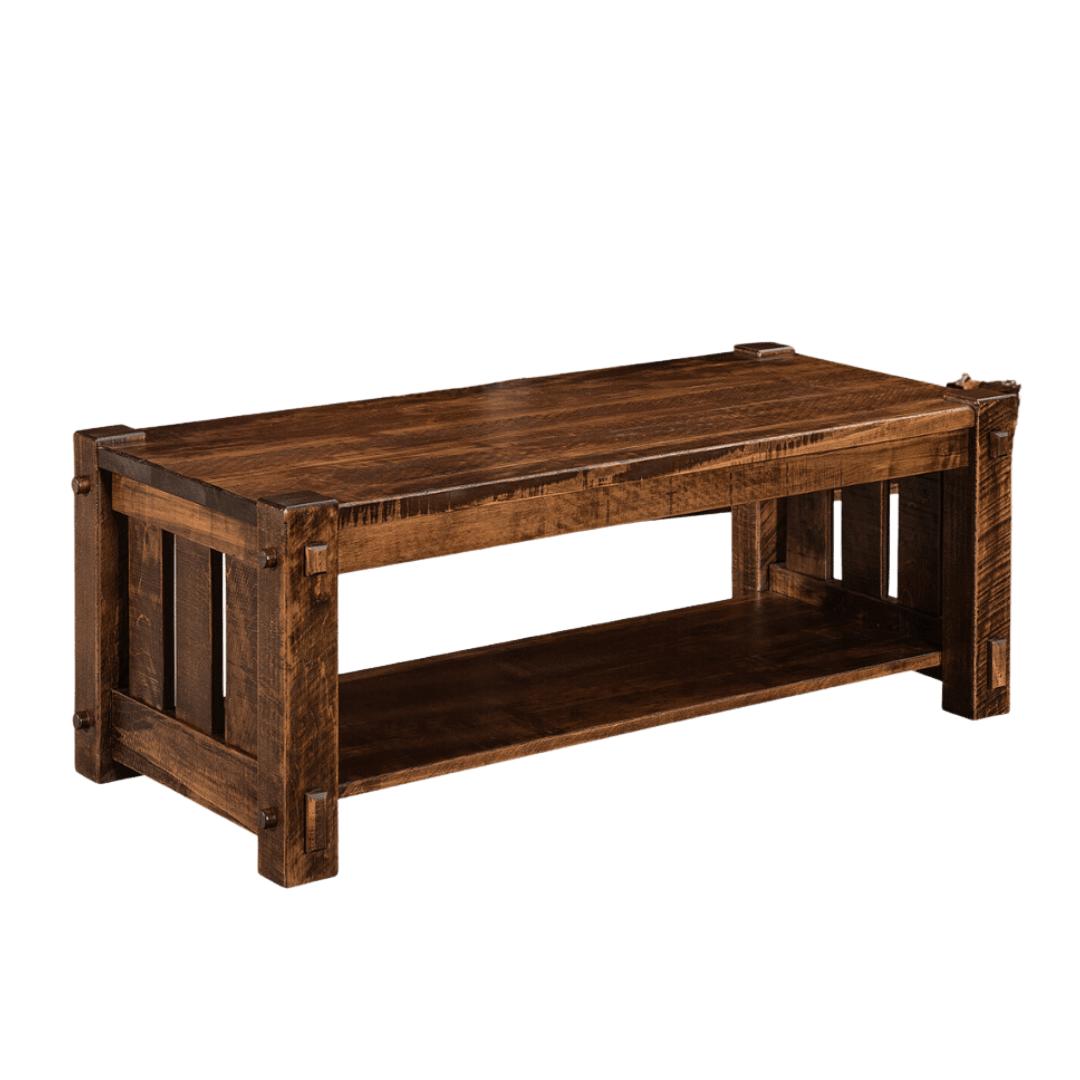 Mountain Roughsawn Wood Coffee Table