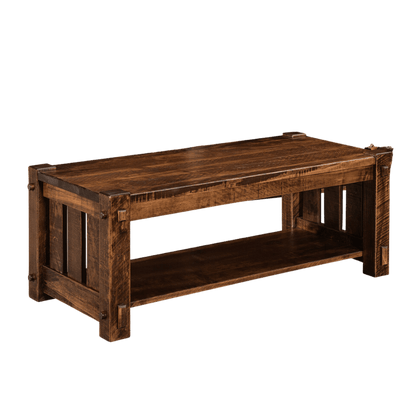 Mountain Roughsawn Wood Coffee Table