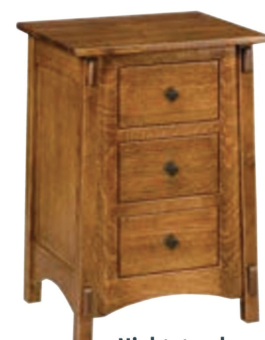 McCoy 3-Drawer Nightstand