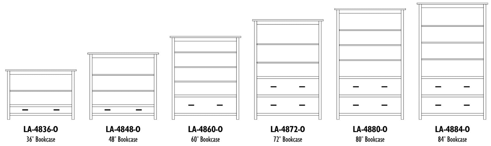 Lamont Open Bookcase