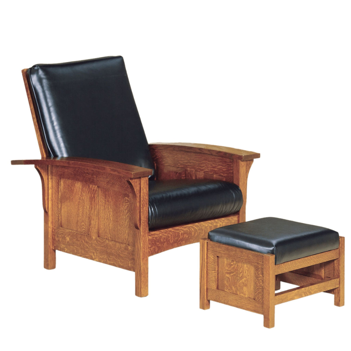 Bent Arm Panel Morris Chair