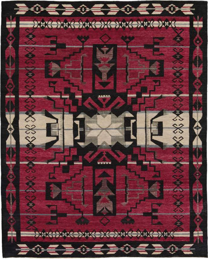 Pendleton Storm Cardinal Southwest Hand-Knotted Rug