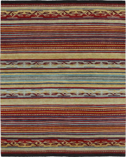 Pendleton Chimayo Garnet Southwest Hand-Knotted Rug