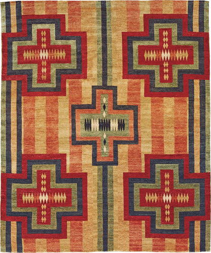 Pendleton Chief Blanket Southwest Hand-Knotted Rug