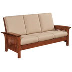 Prairie Mission Wood Arm Sofa