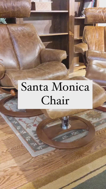 Santa Monica Chair with Ottoman