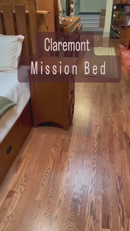 Claremont Mission Bed with Storage Options