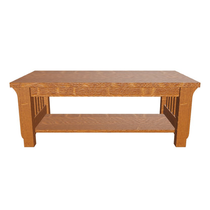 Prairie Mission Spindle Coffee Table- Lift Top Optional
