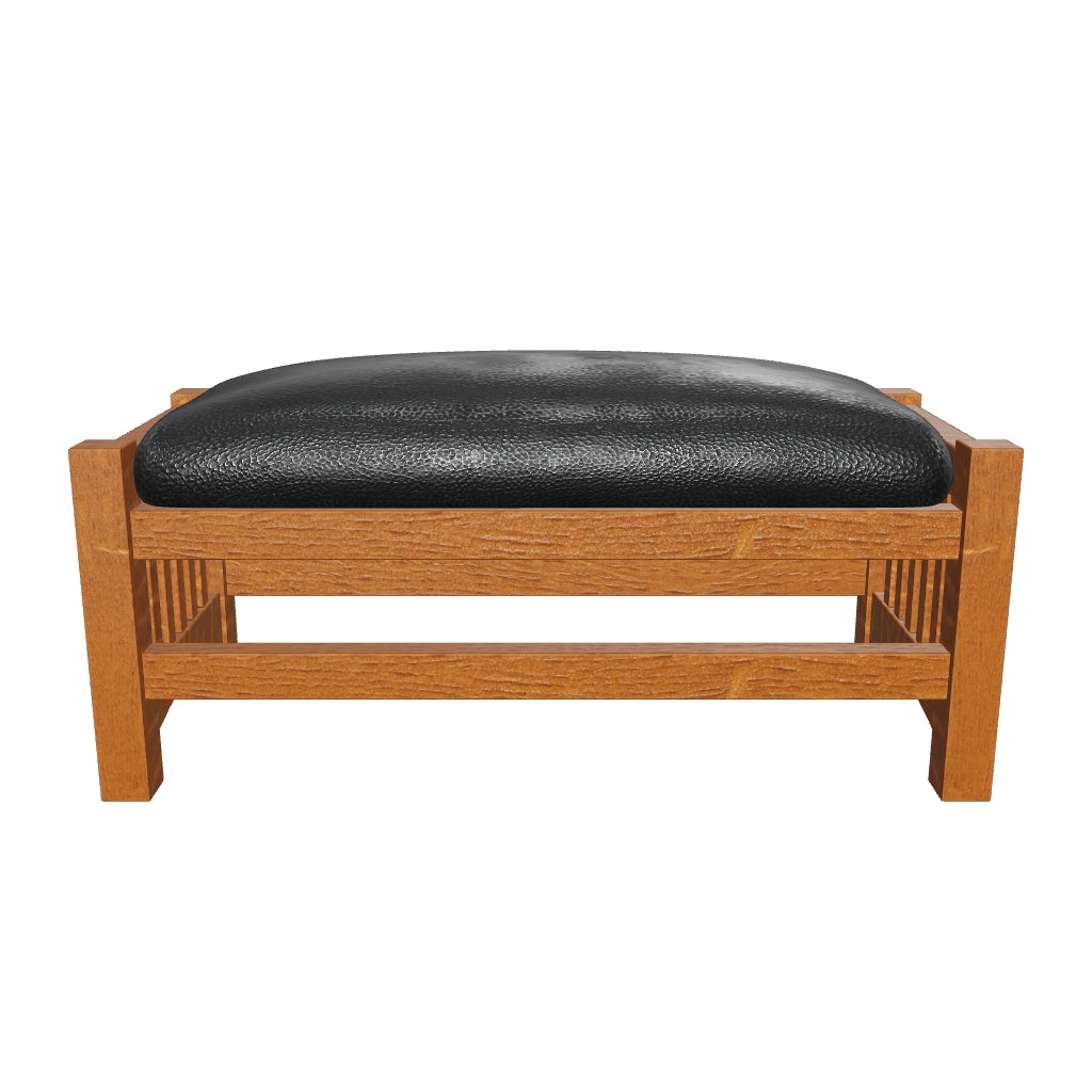 Prairie Spindle Long Ottoman