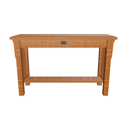 Prairie Mission Spindle Sofa Table with Drawer