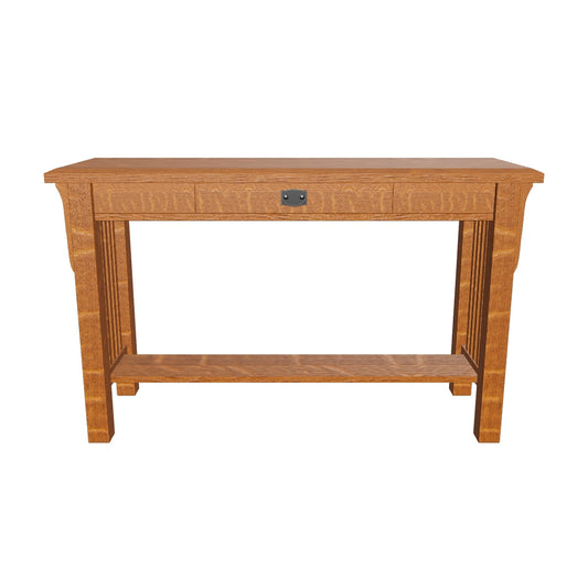 Prairie Mission Spindle Sofa Table with Drawer