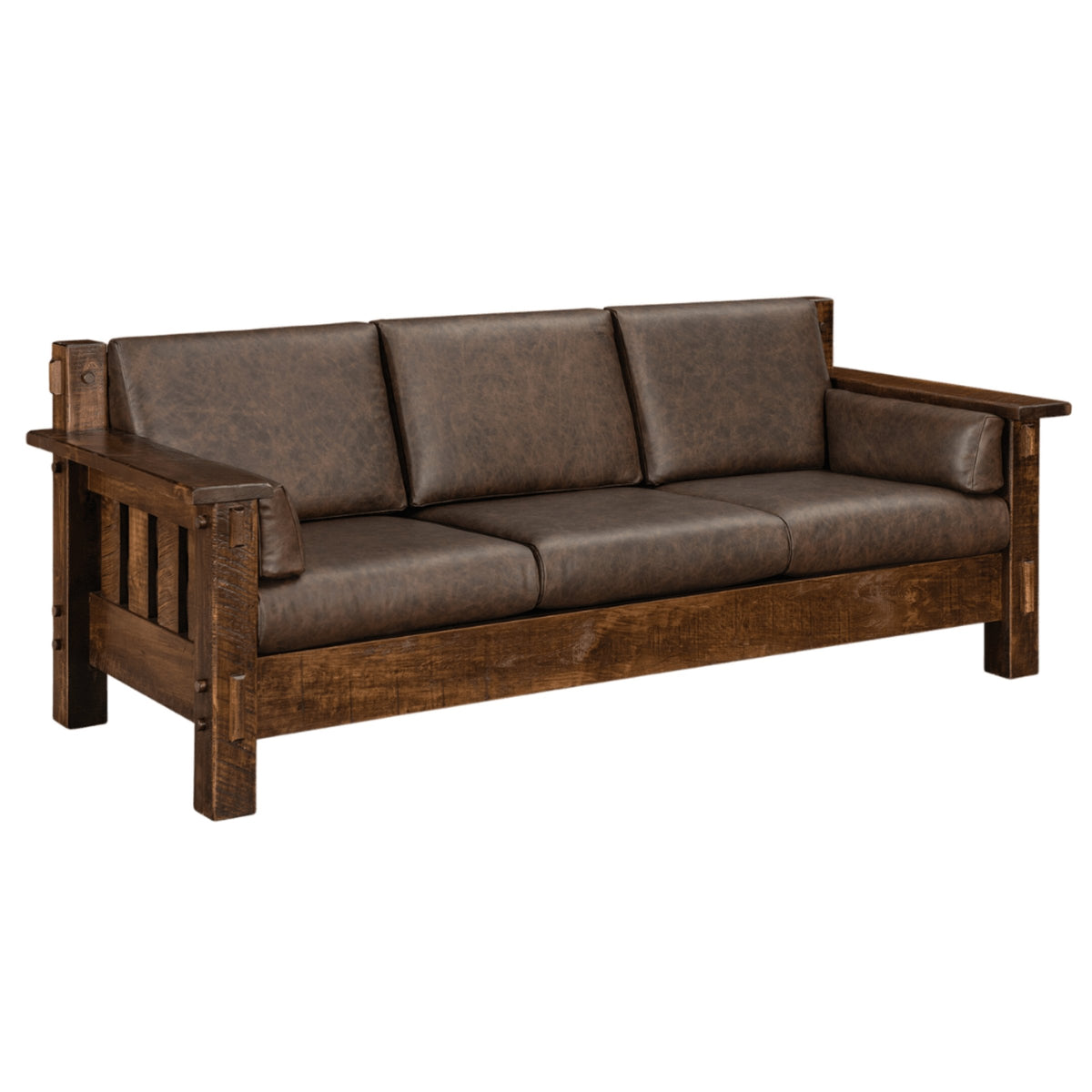 Mountain Roughsawn Wood Sofa