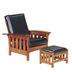 Bent Arm Slat Morris Chair