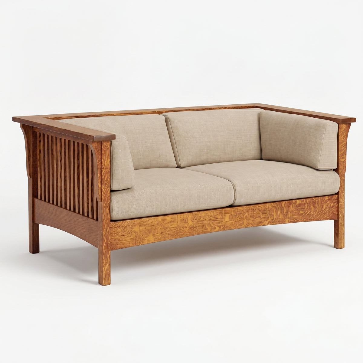 Prairie Mission Spindle Settle Loveseat