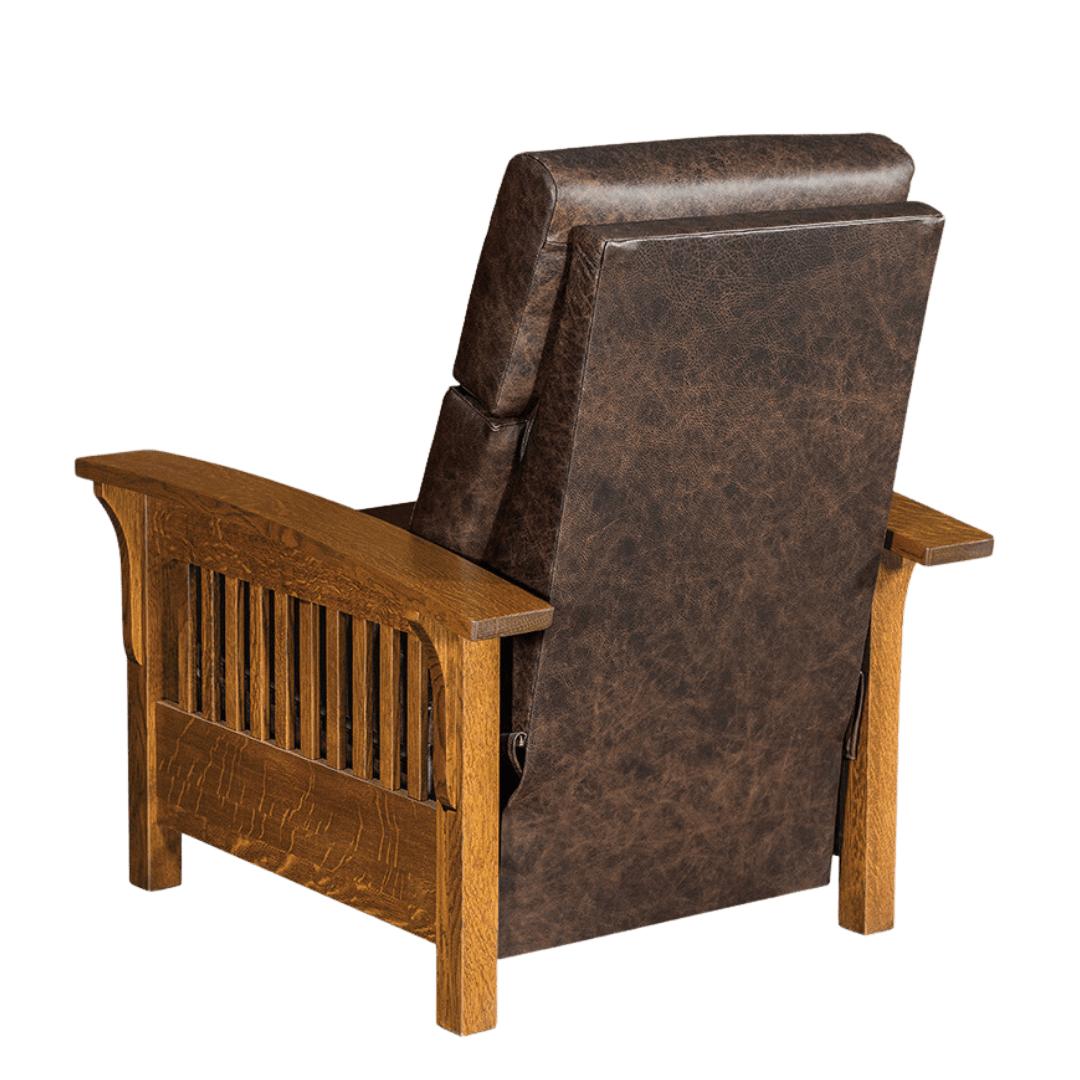 Prairie Mission Wood Arm Spindle Recliner