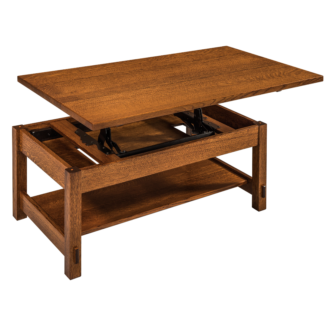 Springhill Craftsman Open Lift Top Coffee Table