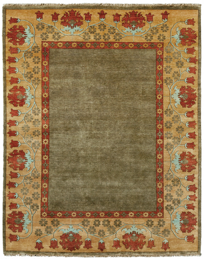Streatham Border Hand Knotted Rug