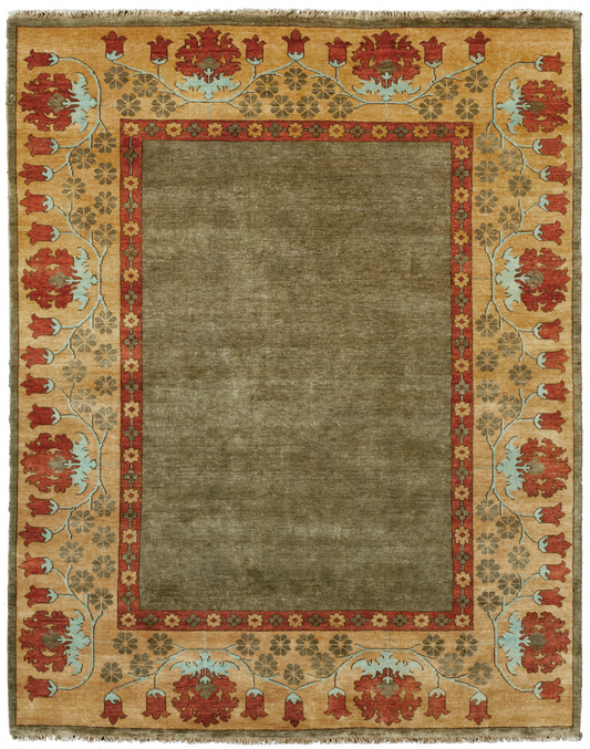 Streatham Border Hand Knotted Rug