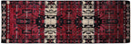 Pendleton Storm Cardinal Southwest hand-knotted wool runner rug in red, black, and ivory.
