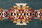 Pendleton Highland Peak Teal Southwest Hand-Tufted Rug