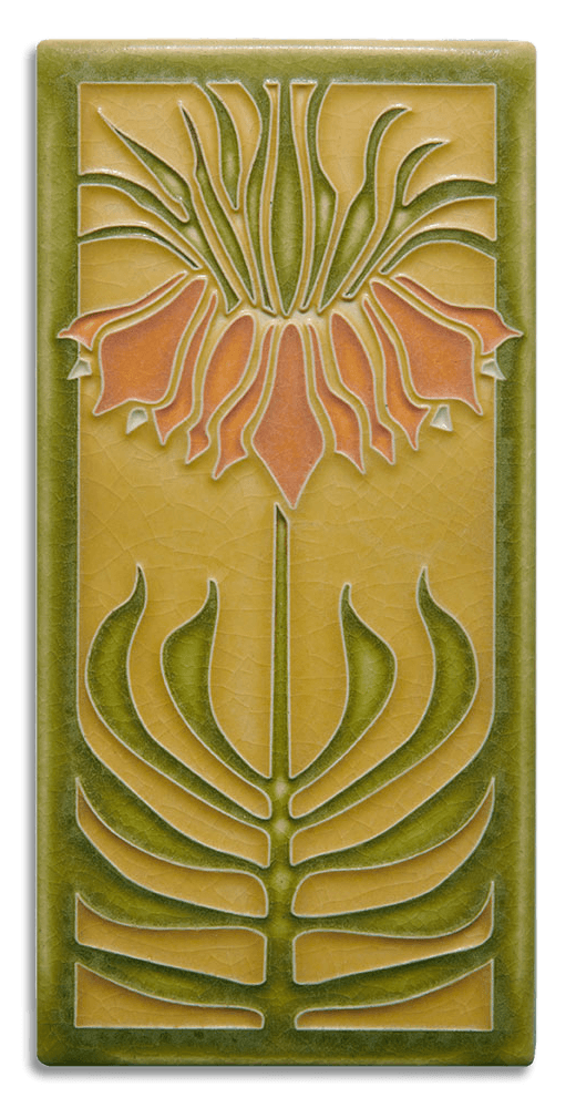 Persian Lily Golden Tile - 4x8