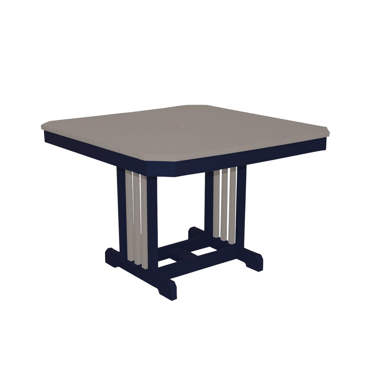 44 Inch Square Mission Table