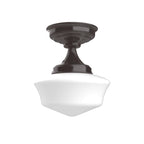 Schoolhouse Flush Mount Light Fixture