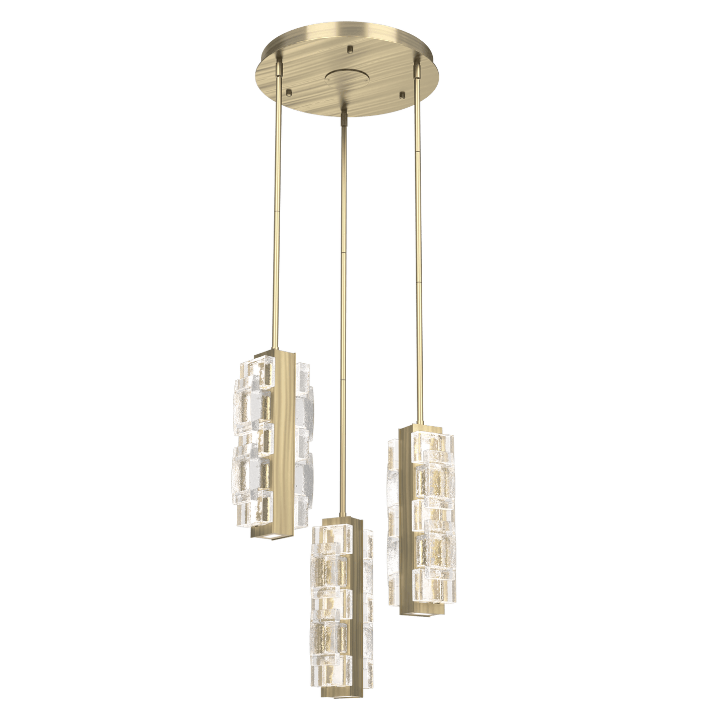 Tessera 3-Light Round Pendant Chandelier